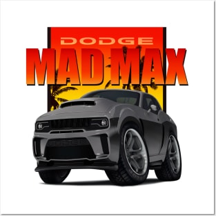 Dodge Challenger "Mad Max" Posters and Art